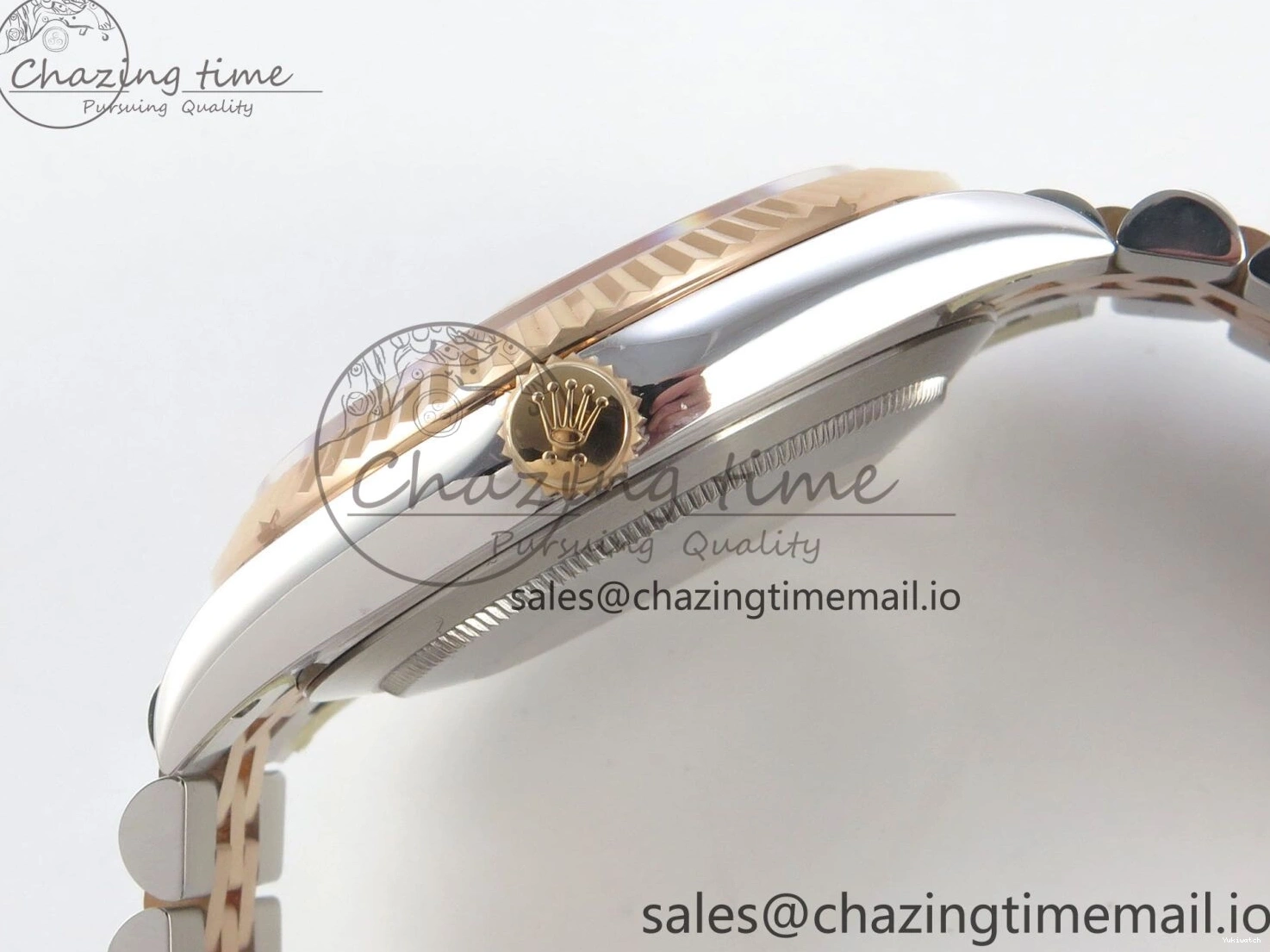 (Weighted) ARF Jubilee RG Best SH3235 SS 126331 Edition 1:1 Dial 41 RG Diaomonds DateJust on Bracelet 0522